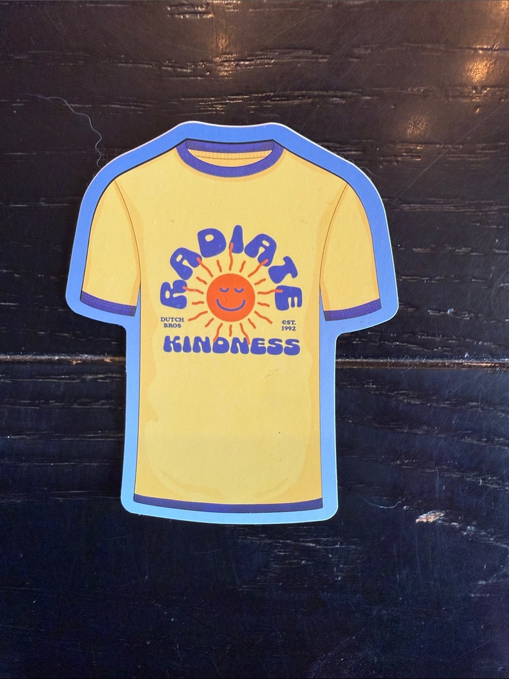Dutch Bros Radiate Kindness Sticker